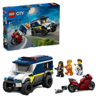 Produktbild LEGO City 60479 Gefangenentransporter, Spielzeug Polizeiauto für Kinder