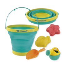 Produktbild Schildkröt 970243 - Sandspielzeug-Set Bucket Crew, 5-teilig