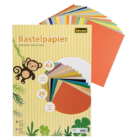 Produktbild Idena Bastelpapier DIN A3 20 Blatt Karton/Papier