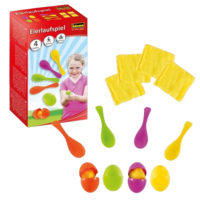 Produktbild Idena Eierlaufspiel mit Eigelb-Sandsäckchen 12 Teile