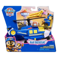 Produktbild PAW Patrol Air Rescue, Chases Polizei-Rettungshubschrauber mit Geschoss-Abwurf und Chase Spielfigur (Basis Fahrzeug)