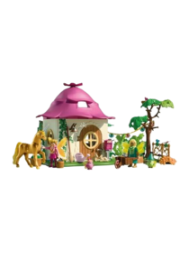 Produktbild PLAYMOBIL 71838 Gemütliches Feenzuhause mit Goldeinhorn und Stall