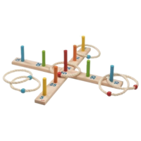 Produktbild Ringwurfspiel mit 6 Sisalringen