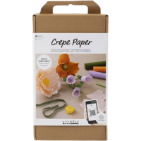 Produktbild Creativ Company DIY Sets Krepppapier Starter Kreativ Set Krepppapier, Sortierte Farben, 105 g, Kreativ Box