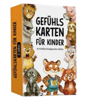 Produktbild 42 Gefühlskarten für Kinder – Emotionskarten zur Förderung von Selbstregulation und Empathievermögen