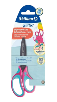 Produktbild Pelikan Schere griffix® Schulschere rund für Rechtshänder, LovelyPink