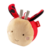 Produktbild sigikid 42901 - Baby Aktiv Spielball Marienkäfer, Plüsch 9 cm, Babyspielzeug
