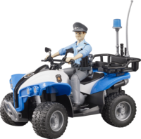 Produktbild bruder 63010 bworld Polizei-Quad mit Polizist