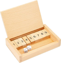 Produktbild Würfelspiel Shut the box